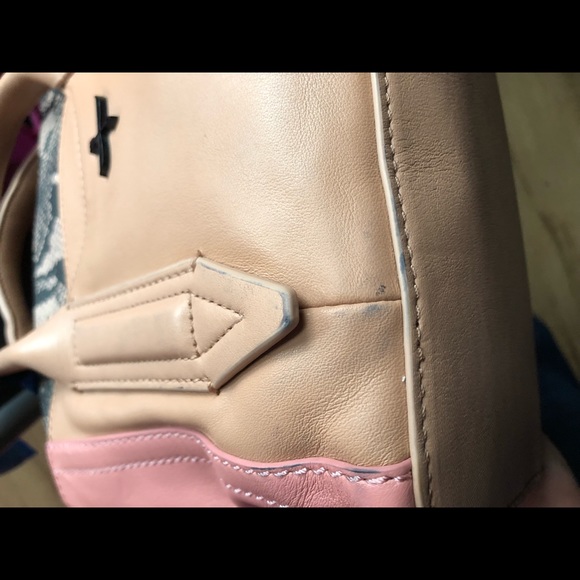 Pour La Victoire Provence Mini Satchel Dusty Pink Multi - Picture 9 of 16